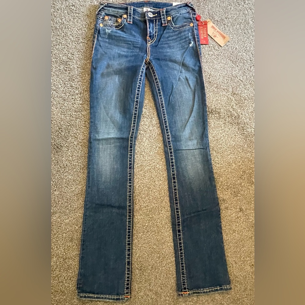 True Religion Women's Slim Straight Jeans
